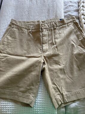 Polo by Ralph Lauren Beige Flat Front Chino Shorts